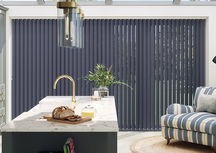 Trinity (Blackout), Navy - Vertical Blind - Image 3